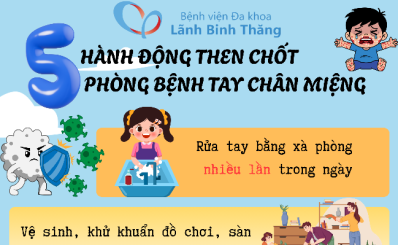 5 hành động then chốt phòng bệnh tay chân miệng