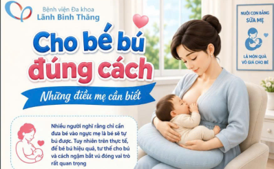 Cho bé bú đúng cách - Những điều mẹ cần biết