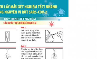 7 bước tự thực hiện xét nghiệm nhanh kháng nguyên tại nhà