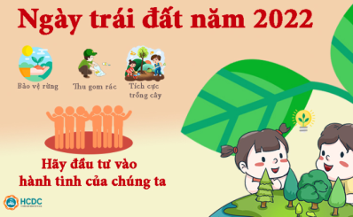 (HCDC)-Ngày trái đất năm 2022: Hãy đầu tư vào hành tinh của chúng ta