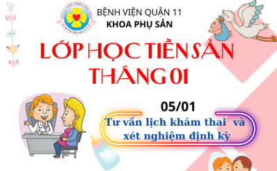 Lớp học tiền sản tháng 01 năm 2023