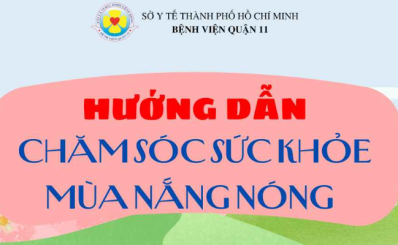 Hướng dẫn chăm sóc sức khỏe mùa nắng nóng
