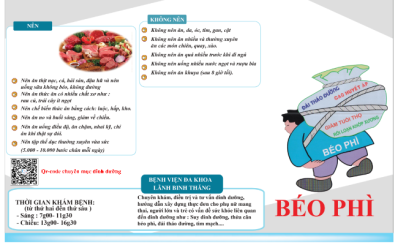 Dinh dưỡng cho người bị Béo phì