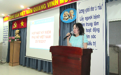 Gặp mặt cán bộ nữ chào mừng ngày Phụ nữ Việt Nam 20/10
