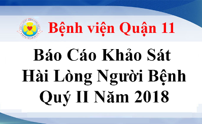 Khảo sát sự hài lòng người bệnh ngoại trú và nội trú quý IV năm 2018