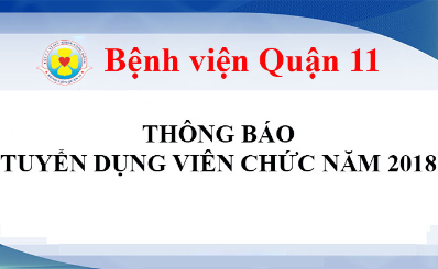 Thông báo tuyển dụng viên chức 2018