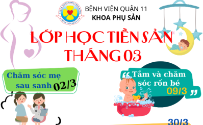 Lớp học tiền sản tháng 03 năm 2023