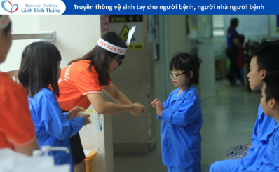 Bệnh viện Đa khoa Lãnh Binh Thăng: Đẩy mạnh truyền thông vệ sinh tay nhằm nâng cao an toàn người bệnh