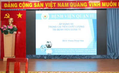 Tập huấn phương pháp 5S tại Bệnh viện Quận 11 năm 2023