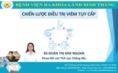 Chiến lược điều trị viêm tụy cấp