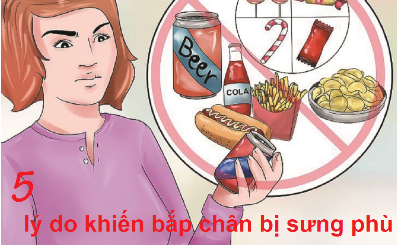 5 lý do khiến bắp chân bị sưng phù