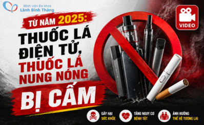 (T5G) Từ năm 2025: Thuốc lá điện tử, thuốc lá nung nóng bị cấm
