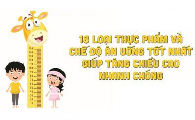 18 loại thực phẩm và chế độ ăn uống giúp tăng chiều cao nhanh chóng