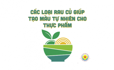 Các loại rau củ giúp tạo màu tự nhiên cho thực phẩm