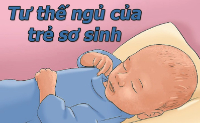 Tư thế ngủ của trẻ sơ sinh