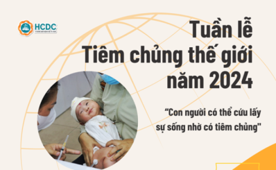 TP Hồ Chí Minh hưởng ứng Tuần lễ Tiêm chủng thế giới năm 2024.