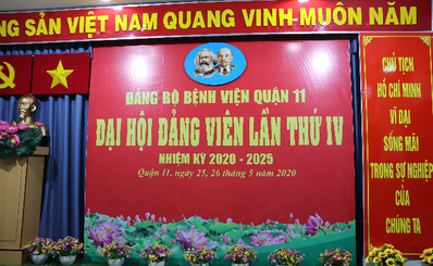 Bệnh viện Quận 11 tổ chức Đại hội Đảng viên lần thứ IV nhiệm kỳ 2020-2025