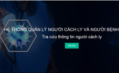 Vào “Cổng tra cứu thông tin COVID-19” để biết người thân đang ở đâu