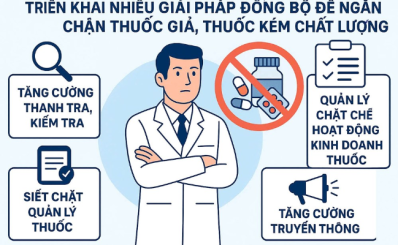 TPHCM: triển khai nhiều giải pháp đồng bộ để ngăn chặn thuốc giả, thuốc kém chất lượng