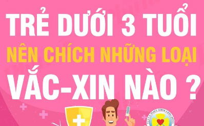 Trẻ dưới 3 tuổi nên chích những loại vaccine gì?