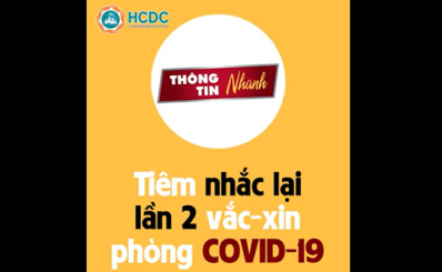 (HCDC-Clip) Tiêm nhắc lại lần 2 vắc-xin phòng COVID-19
