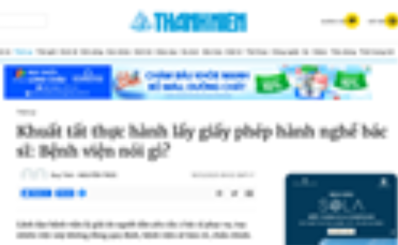 Sở Y tế TP.HCM: Làm rõ thông tin liên quan hoạt động thực hành cấp giấy phép hành nghề