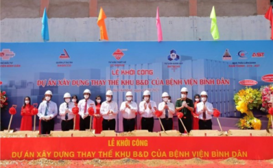 Bệnh viện Bình Dân khởi công xây dựng khối nhà trung tâm 8 tầng và khu phẫu thuật hiện đại