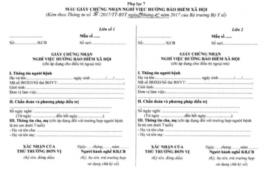 Thủ tục cấp giấy chứng nhận nghỉ việc hưởng bảo hiểm xã hội cho người lao động là F0 cách ly tại nhà.
