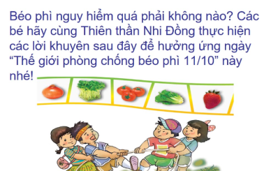 Phòng chống béo phì ở trẻ em