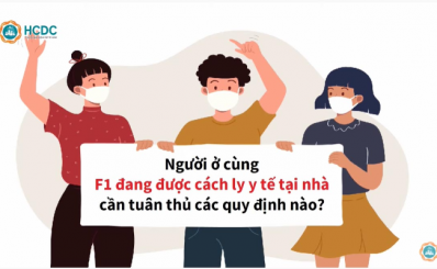 Người ở cùng F1 đang được cách ly y tế tại nhà cần tuân thủ các quy định nào?