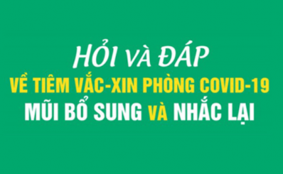 Hỏi và Đáp về tiêm vắc-xin phòng COVID-19 mũi bổ sung và nhắc lại