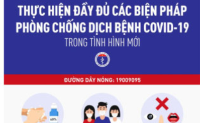 9 khuyến cáo của Bộ Y tế về phòng chống dịch Covid-19 trong tình hình mới