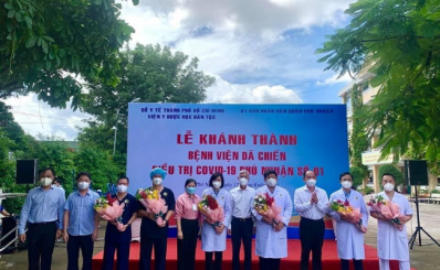 Khánh thành Bệnh viện dã chiến điều trị covid-19 Phú Nhuận Số 01