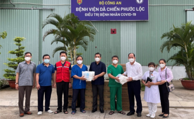 Bệnh viện dã chiến Phước Lộc hỗ trợ bệnh viện huyện Nhà Bè