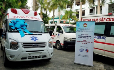 TP.HCM: Trung tâm cấp cứu 115 được tặng xe cứu thương nhập khẩu