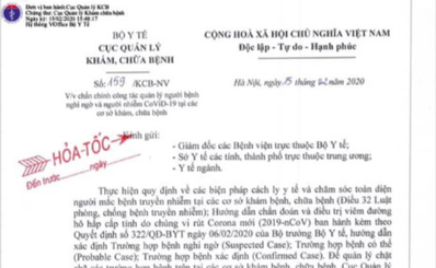 Chấn chỉnh việc quản lý người nghi ngờ, dương tính với COVID-19