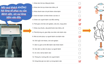 Giới thiệu sản phẩm Y tế thông minh của Sở Y tế TP.HCM: “Hệ thống ki-ốt khảo sát ý kiến không hài lòng của người bệnh”