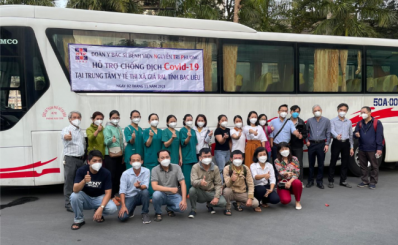 Bệnh viện Nguyễn Tri Phương lên đường chi viện cho tỉnh Bạc Liêu