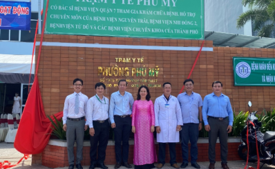 Tiếp tục ra mắt Trạm y tế điểm thứ 36 của thành phố hoạt động theo nguyên lý y học gia đình tại quận 7