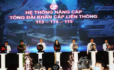 Ra mắt hệ thống nâng cấp tổng đài khẩn cấp liên thông 113-114-115
