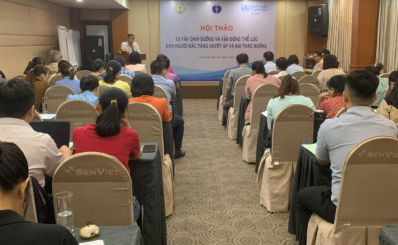 Thành phố Hồ Chí Minh: nâng cao năng lực tư vấn dinh dưỡng và vận động cho bệnh nhân đái tháo đường, tăng huyết áp của nhân viên y tế tuyến cơ sở với sự hỗ trợ chuyên môn từ Tổ chức Y tế Thế giới