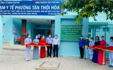 Quận Tân Phú chính thức ra mắt trạm y tế điểm thứ ba hoạt động theo nguyên lý Y học gia đình