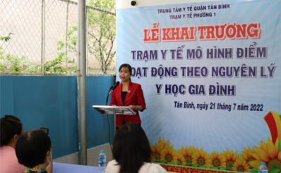 Trạm y tế điểm thứ 41 của thành phố chính thức chuyển đổi hoạt động theo nguyên lý y học gia đình