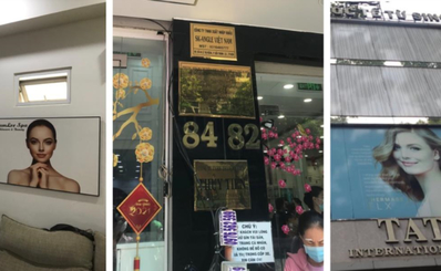 Phát hiện thêm 1 cơ sở chăm sóc da không phép, 1 phòng khám chuyên khoa da liễu có quảng cáo bác sĩ người nước ngoài không phép, 1 phòng khám chuyên khoa thẩm mỹ có nhiều người hành nghề không đăng ký theo quy định