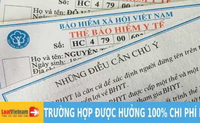 Từ 2021, trường hợp nào được hưởng 100% chi phí KCB BHYT?