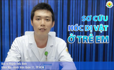 Sơ cứu hóc dị vật ở trẻ em