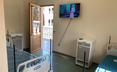 Người được cách ly an tâm khi có môi trường sinh hoạt cá nhân thuận lợi nhất tại Bệnh viện dã chiến