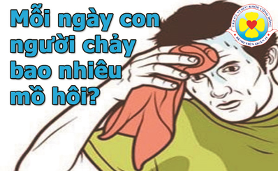Mỗi ngày con người chảy bao nhiêu mồ hôi?