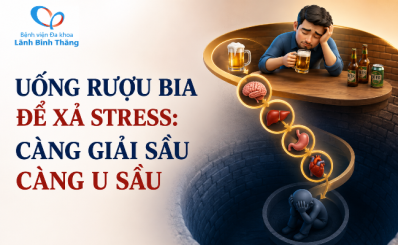 (HCDC-Clip) Uống rượu bia để xả stress: càng giải sầu càng u sầu