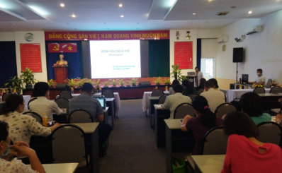 Sở Y tế TP.HCM tập huấn hướng dẫn chẩn đoán, điều trị và giám sát ca bệnh đậu mùa khỉ cho các bệnh viện, trung tâm y tế trên địa bàn Thành phố.